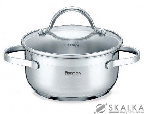 На фото Кастрюля Fissman LUMINOSA 16х7.5 см 1.5 л (SS-5331.16)