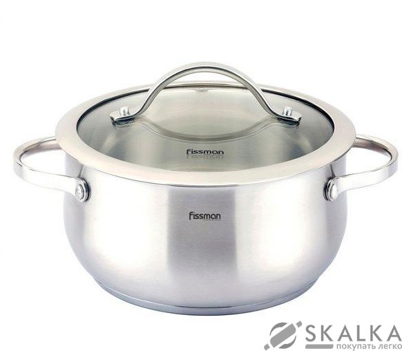 На фото Кастрюля Fissman VALERY 24х12 см 5.4 л (SS-5414.24)
