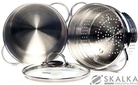 На фото Кастрюля для макаронов Fissman GABRIELA 20х14.5 см 4.5 л (SS-5097.20)