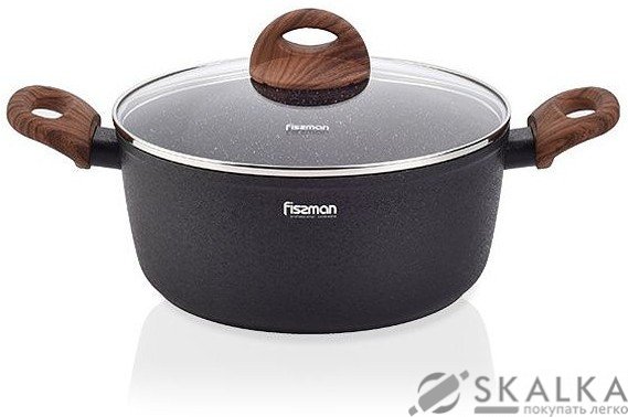 На фото Кастрюля Fissman Vesuvio Stone 20х8.5 см 2.3 л (4245)