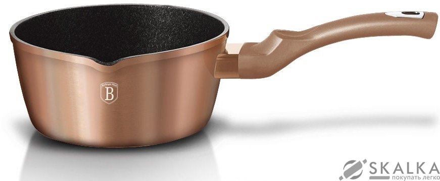 На фото Ковш Berlinger Haus Rosegold Collection 16 см 1.2 л (BH-1513N)