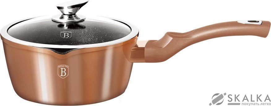 На фото Ковш Berlinger Haus Rose Gold Edition 16 см 1.2 л (BH-1524N)