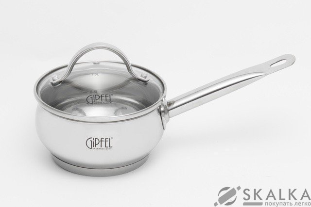 На фото Ковш Gipfel TERZA 14 см 1 л (1291)