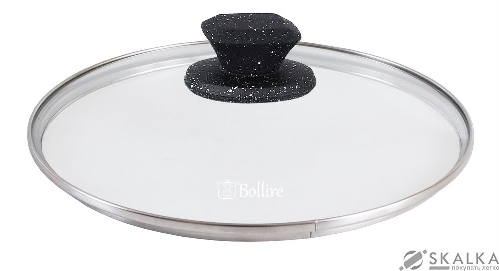 На фото Стеклянная крышка Bollire BR-1024 28 см
