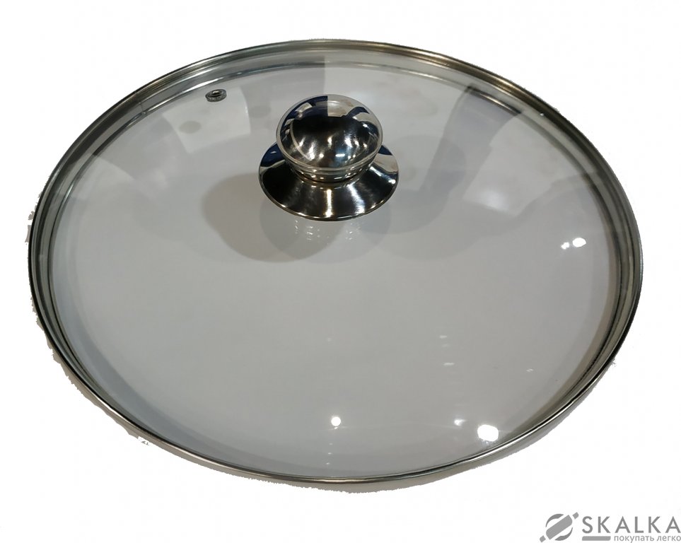 Крышка из закаленного стекла Benson 30 см (BN-1008) На фото Крышка из закаленного стекла Benson 30 см (BN-1008)