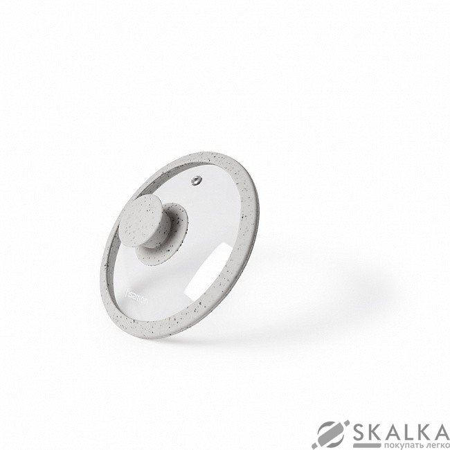 Крышка Fissman ARCADES 16 см с силиконовым ободком (9994) На фото Крышка Fissman ARCADES 16 см с силиконовым ободком (9994)