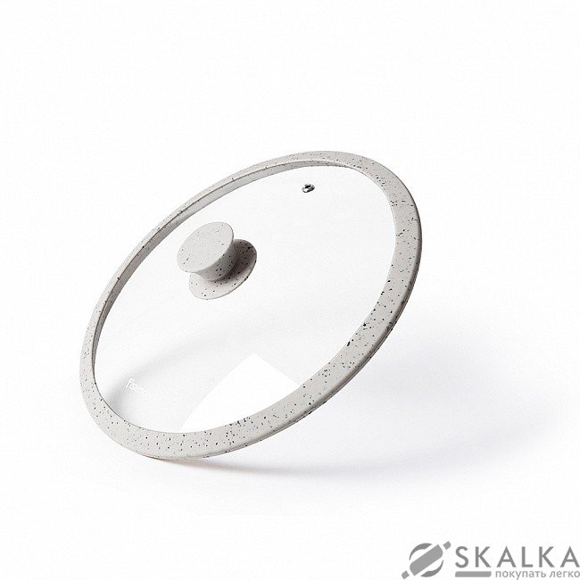 На фото Крышка Fissman ARCADES 24 см с силиконовым ободком (9996)