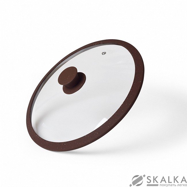 Крышка Fissman ARCADES 26 см с силиконовым ободком (9969) На фото Крышка Fissman ARCADES 26 см с силиконовым ободком (9969)