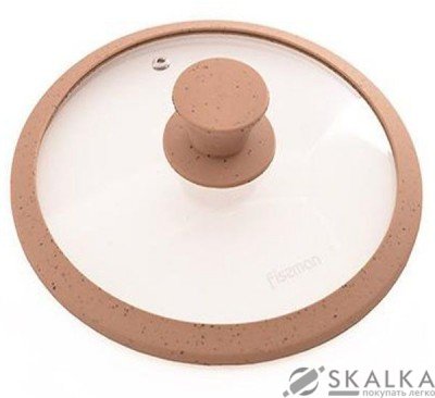 Крышка Fissman ARCADES 28 см с силиконовым ободком (GL-9926.28) На фото Крышка Fissman ARCADES 28 см с силиконовым ободком (GL-9926.28)