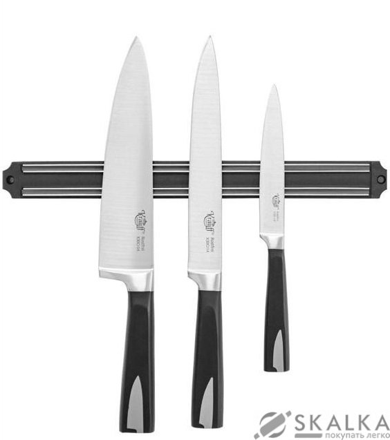 На фото Набор ножей Krauff на магнитной планке 3 предмета (29-243-027)