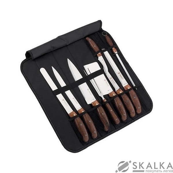 На фото Набор ножей Royalty Line 9 предметов (RL-K9C)