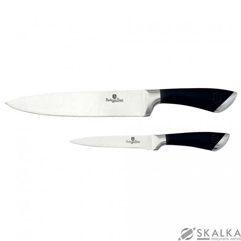 На фото Набор литых ножей Berlinger Haus из нержавеющей стали 2 предмета (BH-2141)