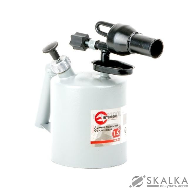 Лампа паяльная бензиновая Intertool 1.5л (GB-0032) На фото Лампа паяльная бензиновая Intertool 1.5л (GB-0032)