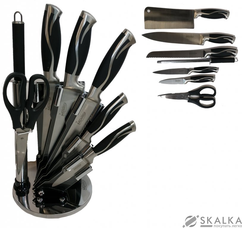 На фото Набор ножей Zurrichberg из нержавеющей стали 8 предметов (ZBP-7024)