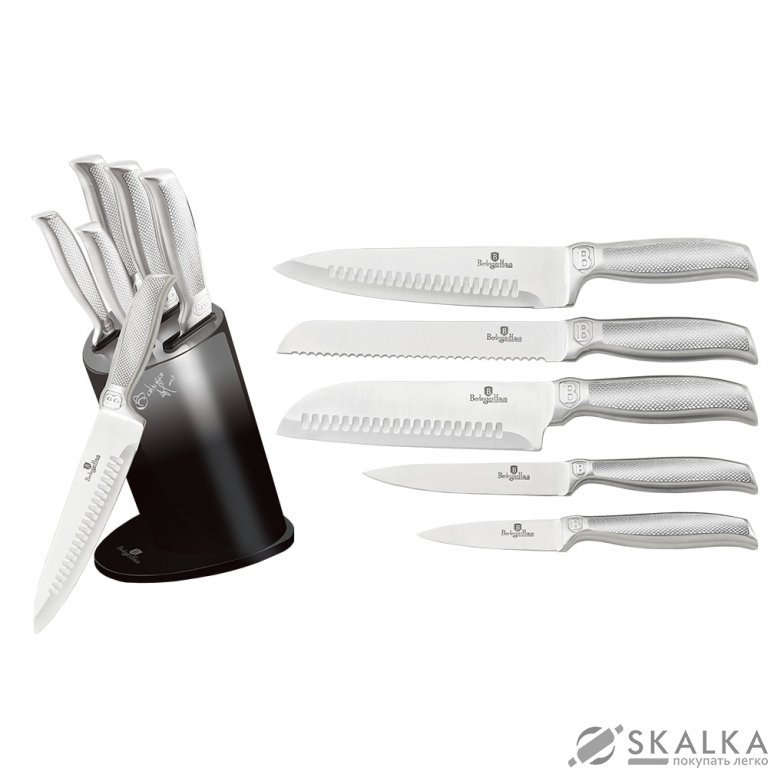 На фото Набор ножей Berlinger Haus на подставке 6 предметов (BH-2283A)