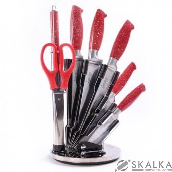 Набор ножей Zurrichberg на подставке 8 предметов (ZB-5001R) На фото Набор ножей Zurrichberg на подставке 8 предметов (ZB-5001R)