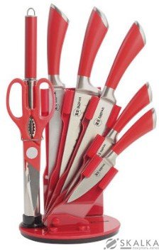 На фото Набор ножей Rainstahl на подставке 8 предметов (RS-8002-8)