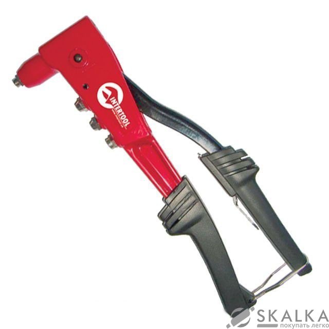 На фото Заклепочник Intertool литой корпус 3.2; 4; 4.8мм (RT-0006)
