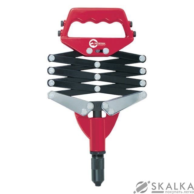 Заклепочник Intertool с рычажным механизмом 800мм 2.8; 3.2; 4; 4.8мм (RT-0007) На фото Заклепочник Intertool с рычажным механизмом 800мм 2.8; 3.2; 4; 4.8мм (RT-0007)