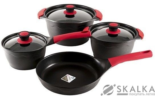 На фото Набор посуды из литого алюминия Gipfel 7 предметов (0469)