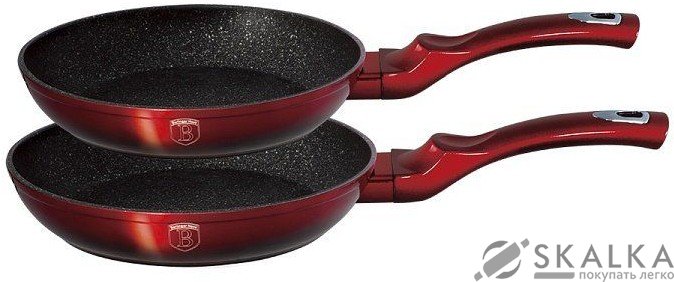 Набор сковород Berlinger Haus Metallic Line Black Burgundy Edition 2 предметов (BH-1630N) На фото Набор сковород Berlinger Haus Metallic Line Black Burgundy Edition 2 предметов (BH-1630N)