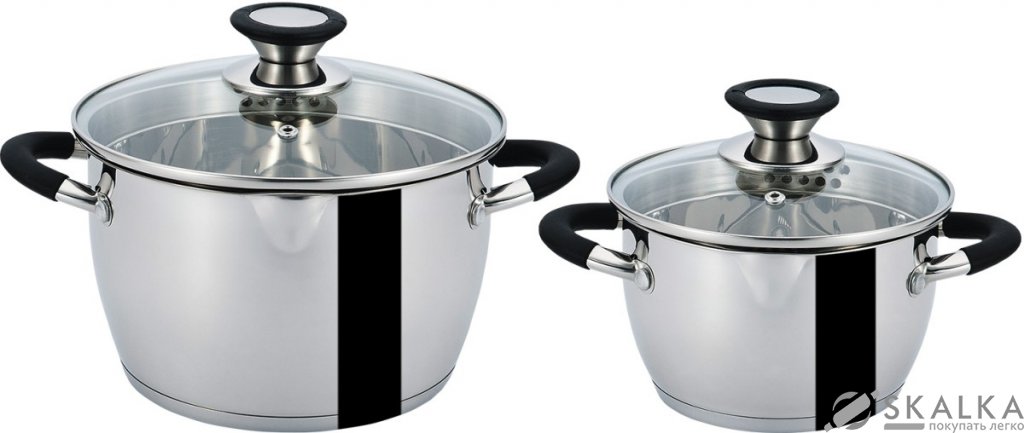 На фото Набор посуды Gusto Premio 6 предметов (GT-1303-04)