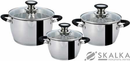 Набор посуды Gusto Premio 6 предметов (GT-1303-06/2) На фото Набор посуды Gusto Premio 6 предметов (GT-1303-06/2)