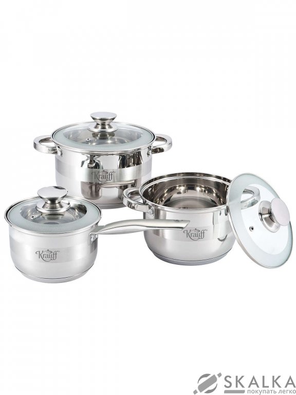 На фото Набор посуды Krauff 6 предметов (26-238-023)
