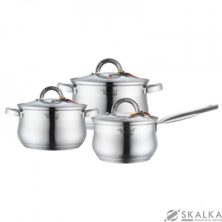 Набор посуды Krauff 6 предметов (26-242-041) На фото Набор посуды Krauff 6 предметов (26-242-041)