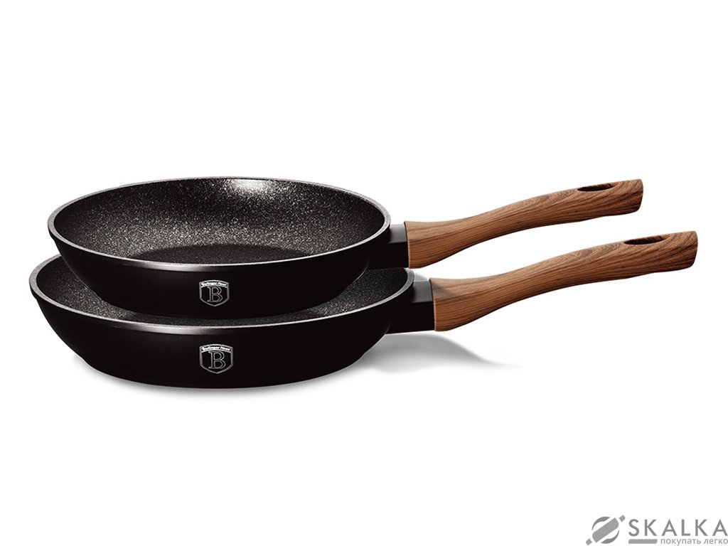 Набор сковород Berlinger Haus Ebony Maple Line 2 предметов (BH-1723) На фото Набор сковород Berlinger Haus Ebony Maple Line 2 предметов (BH-1723)