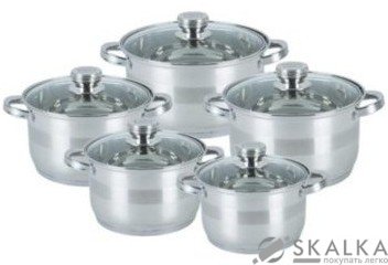 На фото Набор кастрюль KingHoff 10 предметов (4485 KH)