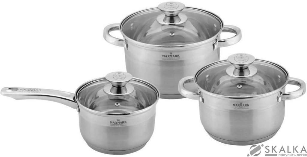На фото Набор посуды Maxmark 6 предметов (MK-3506D)