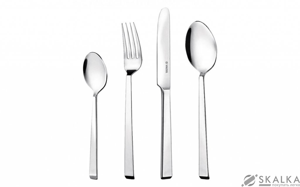 Набор столовых приборов Vinzer Nimbos 24 предмета (89100) На фото Набор столовых приборов Vinzer Nimbos 24 предмета (89100)