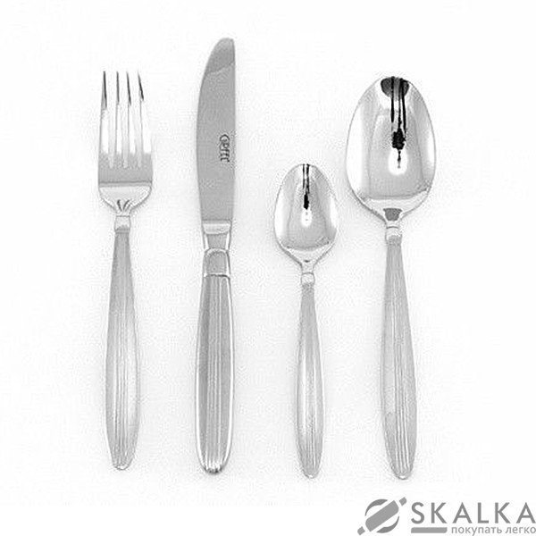На фото Набор столовых приборов Gipfel Nostalgie mat 24 предмета (6117)
