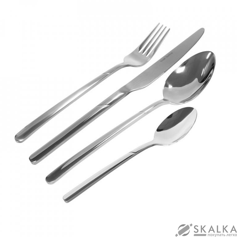 Набор столовых приборов Krauff 24 предмета (29-178-012) На фото Набор столовых приборов Krauff 24 предмета (29-178-012)