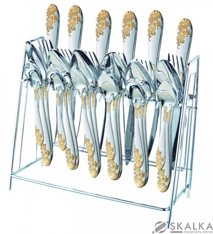 На фото Набор столовых приборов Krauff 25 предметов (29-189-027)