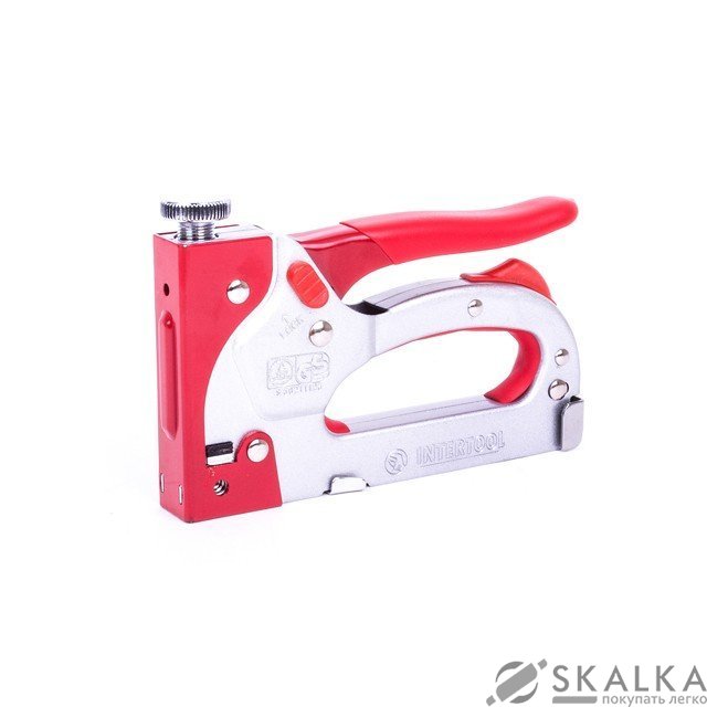 Механический скобозабивной пистолет Intertool под скобу 11.3*0.7*4-14мм (RT-0201) На фото Механический скобозабивной пистолет Intertool под скобу 11.3*0.7*4-14мм (RT-0201)
