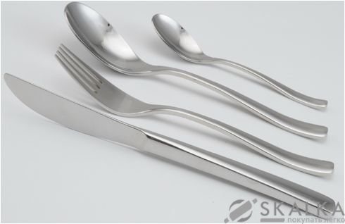 Набор столовых приборов Krauff 24 предмета (26-188-025) На фото Набор столовых приборов Krauff 24 предмета (26-188-025)