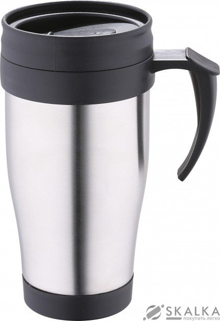 Термокружка Bergner 400 мл (RB-3019-BK) На фото Термокружка Bergner 400 мл (RB-3019-BK)