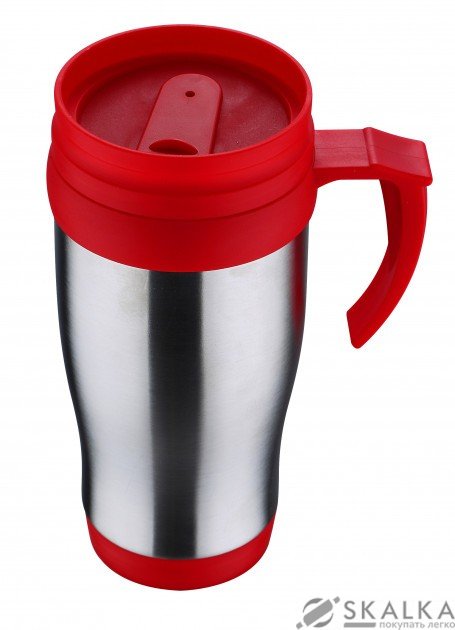 На фото Термокружка Bergner 400 мл (RB-3019-RD)