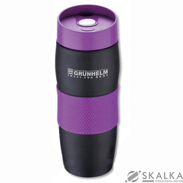 Термокружка Grunhelm 380 мл GTC105 сиреневая (75548) На фото Термокружка Grunhelm 380 мл GTC105 сиреневая (75548)