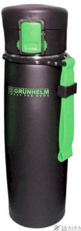 Термокружка Grunhelm 500 мл GTC501 зеленая (75557) На фото Термокружка Grunhelm 500 мл GTC501 зеленая (75557)
