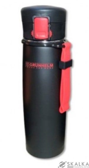 На фото Термокружка Grunhelm 500 мл GTC502 красная (75558)