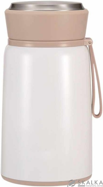 На фото Термос пищевой Maestro 0.8 л белый (MR-1646-80)