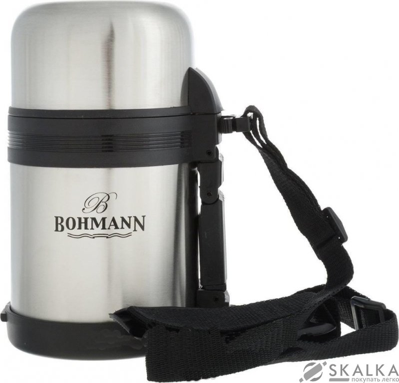 На фото Термос для еды Bohmann 0.6 л стальной (BH4206)