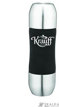 На фото Термос Krauff 0.5 л серебристый с черным (26-178-024)