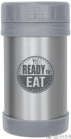 На фото Термоконтейнер Krauff 0.5 л серебристый (26-178-066)