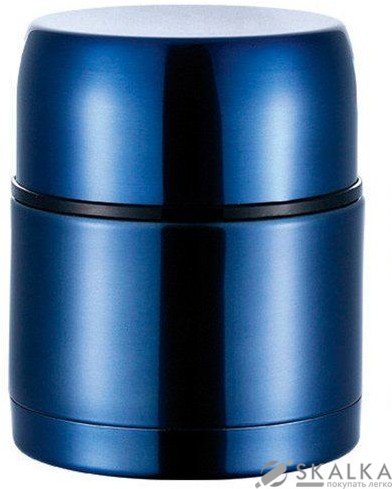 Термос для еды Bergner 1.2 л синий (BG-6026-BL) На фото Термос для еды Bergner 1.2 л синий (BG-6026-BL)