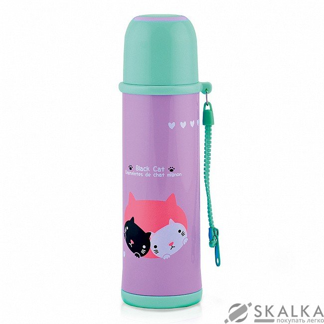 Термос Fissman Чорне кошеня 0.48 л (VA-9694.480) На фото Термос Fissman Чорне кошеня 0.48 л (VA-9694.480)