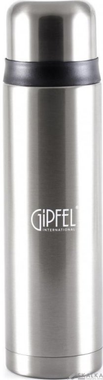 На фото Термос Gipfel SANTOS 1 л серый (8197)